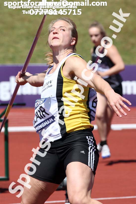 Womens javelin, World Championship Team Trials, Alexander Stadium, Birmingham